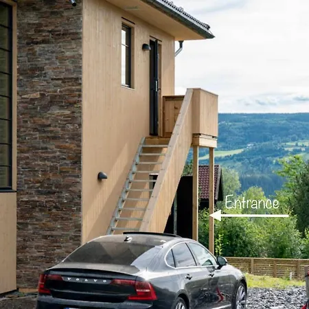 Leilighet Splitter Ny 5 Min Gange Til Sentrum, 3 Min Til Håkonshallen Lillehammer
